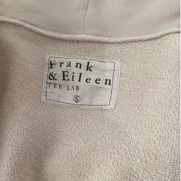 Frank & Eileen Tee Lab Side Zip Fleece Jacket In Dirty Ballerina Size Small - Picture 13 of 15